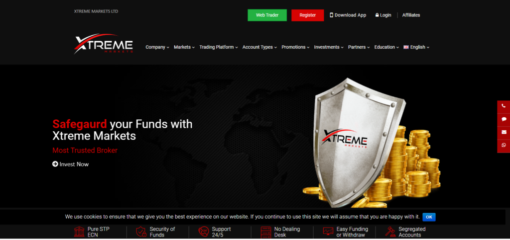 Safeguard you funds with xtrememarkets