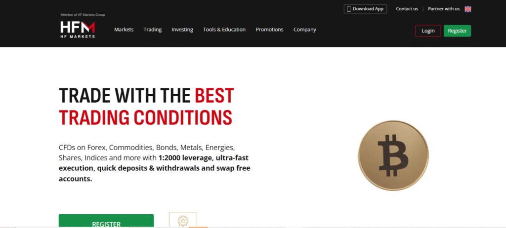 Trade with the best trading conditions